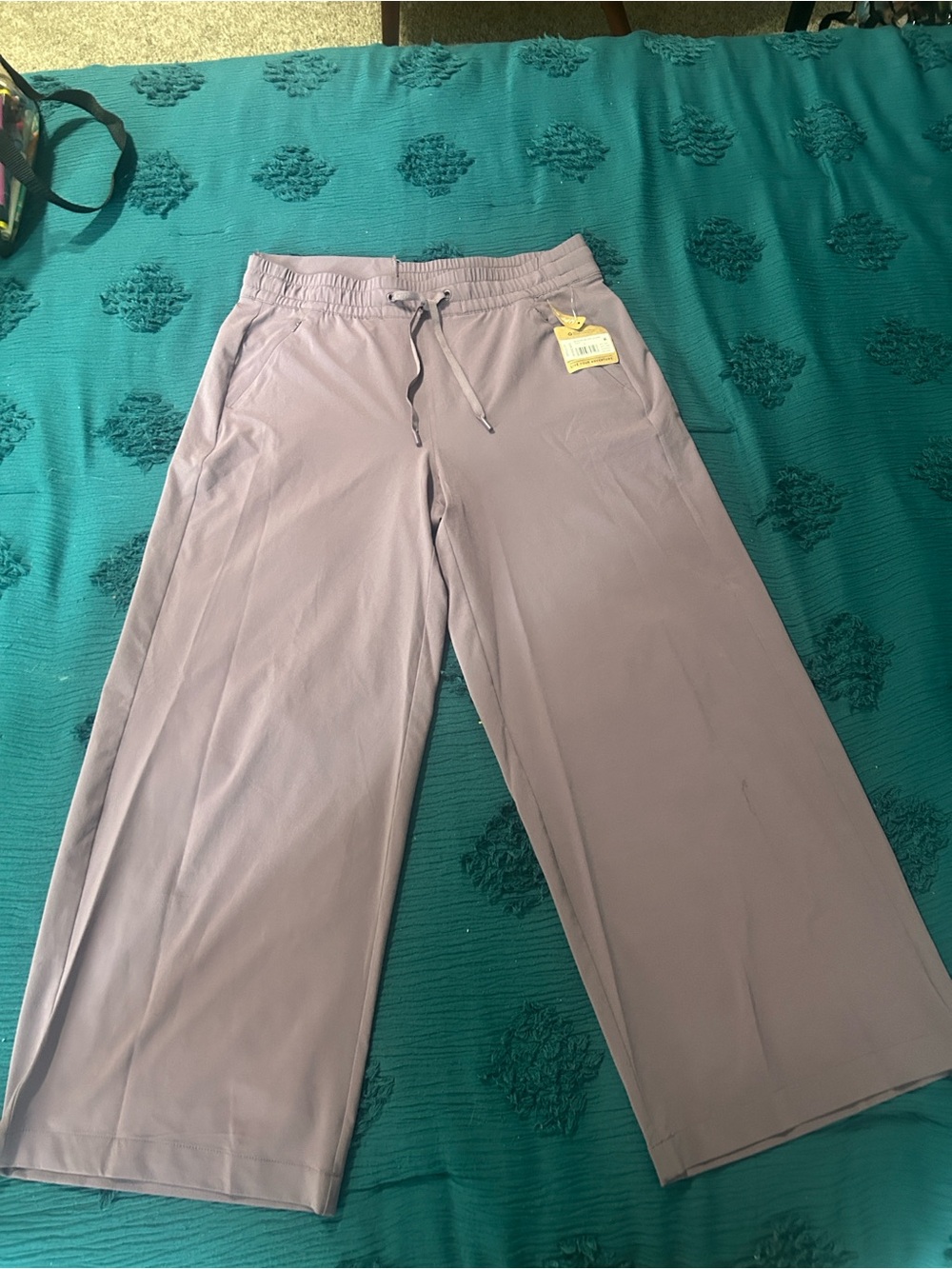 Eddie Bauer woman’s Wide-Leg Drawstring Pants in Mauve
